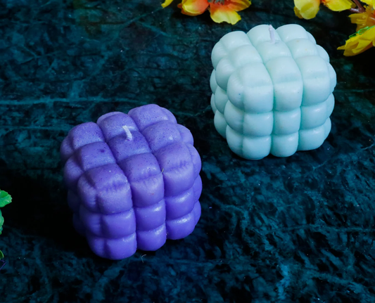 Bubble Candle Soy Wax Cube for Party Pack Of 2
