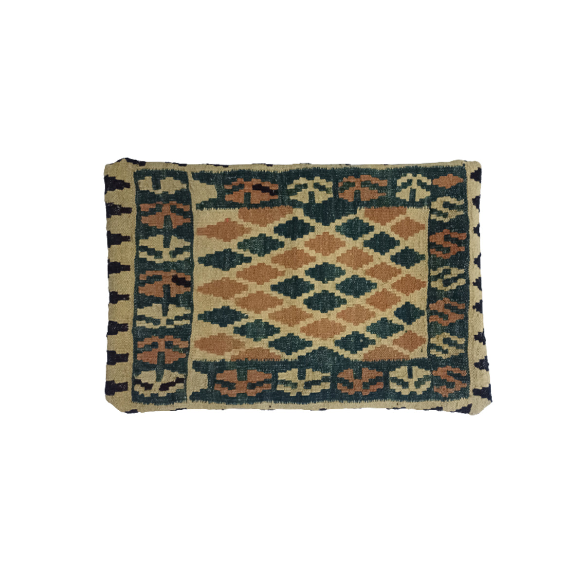 Kilim Handwoven Teak Cushion Cover