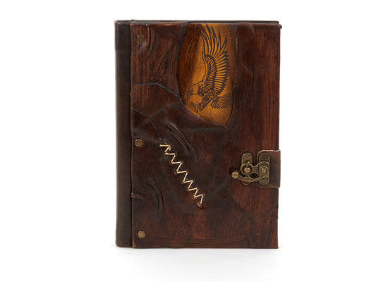 Eagle Design Craft Leather Journal Diary Notebook