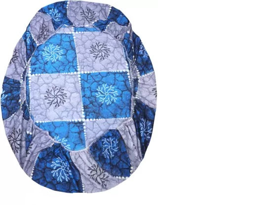 CheckMe Cotton King Bed Cover  (Multicolor)