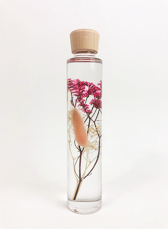 Preserved Flower Bottle, Table Decor, Home Interior, Water Globe