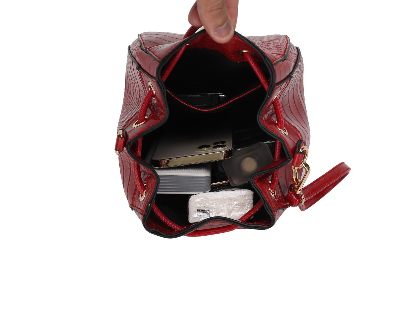 MKF Collection Cassidy Crocodile Embossed Women Shoulder Bag by Mia K