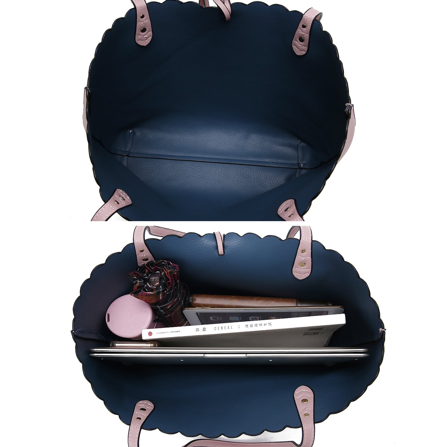 MKF  Amahia Reversible Shopper Tote Bag with Crossbody Pouch by Mia K