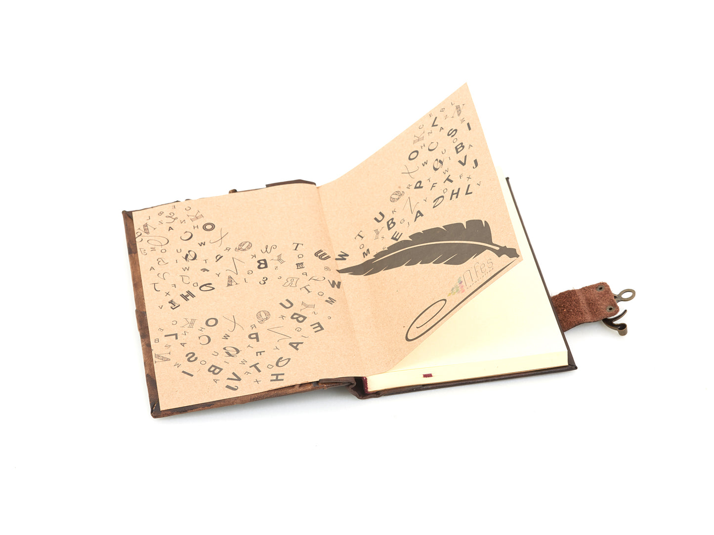 Sailing Ship Design Genuine Craft Leather Journal Diary