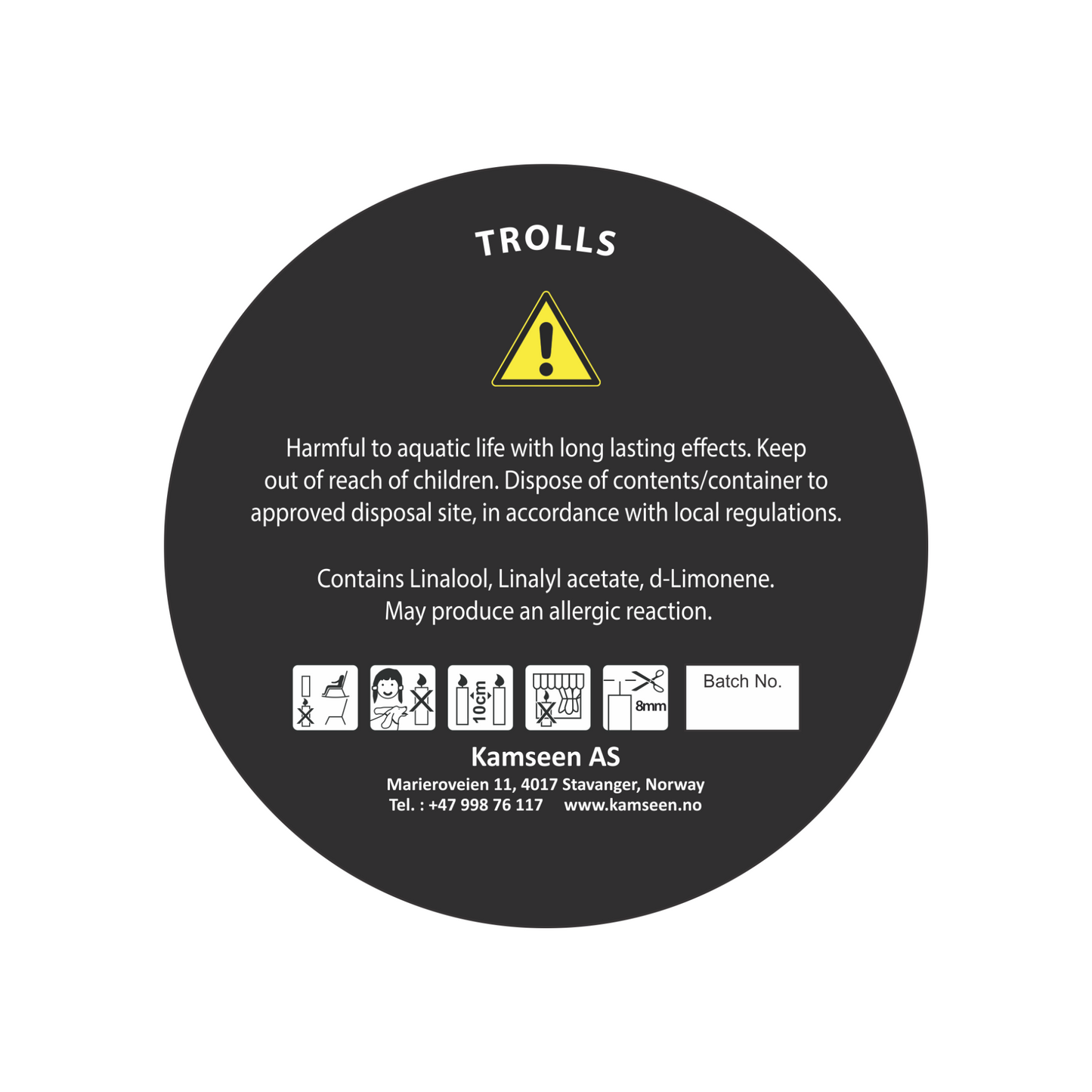 DUFTLYS TROLLS- Rosa pepper, Røkelse og Oudh