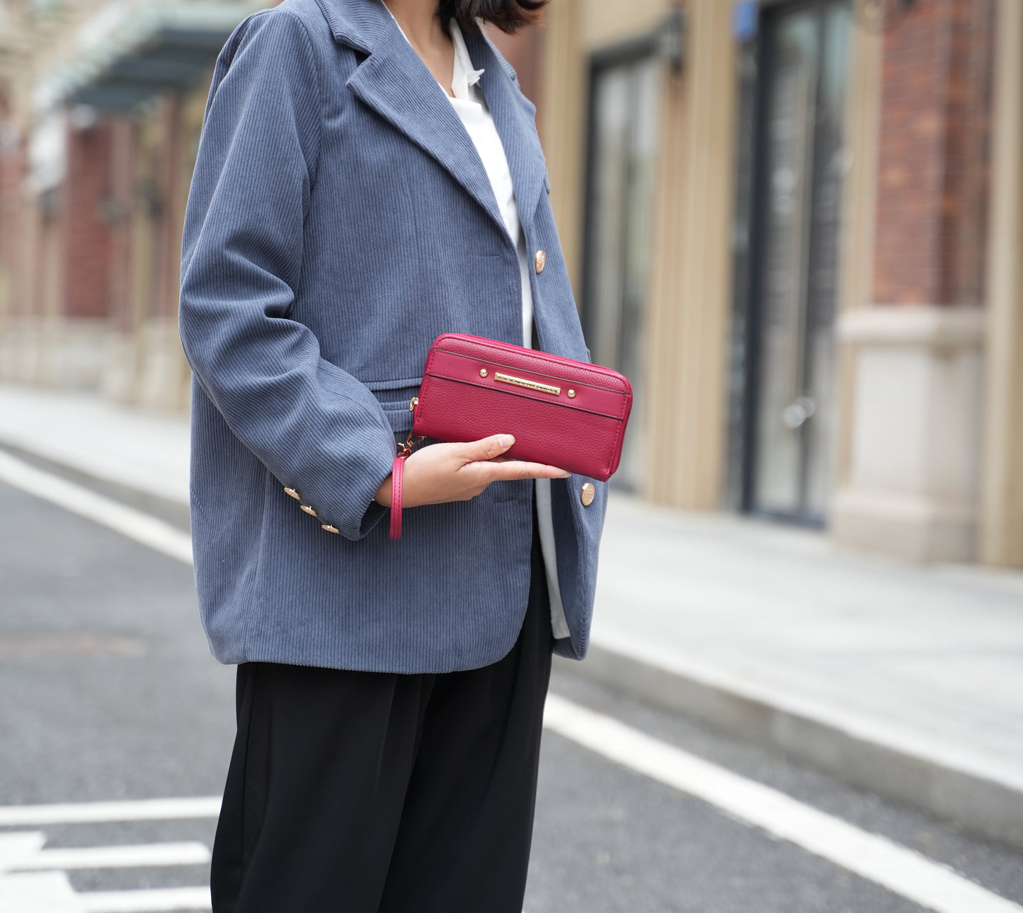 Gardenia Vegan Leather Women Tote Bag with Wallet