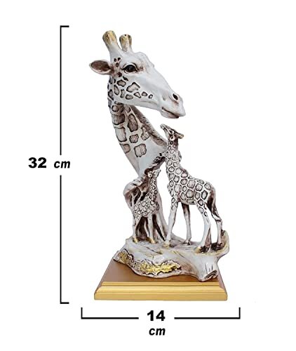 Decorative Giraffe Family Showpiece Table Decor