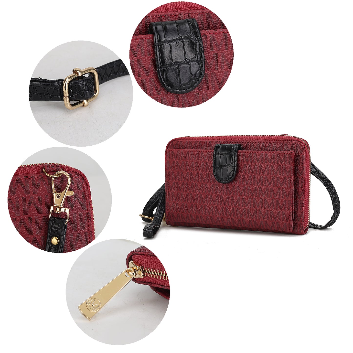 Olga Smartphone and Wallet Convertible Crossbody Bag