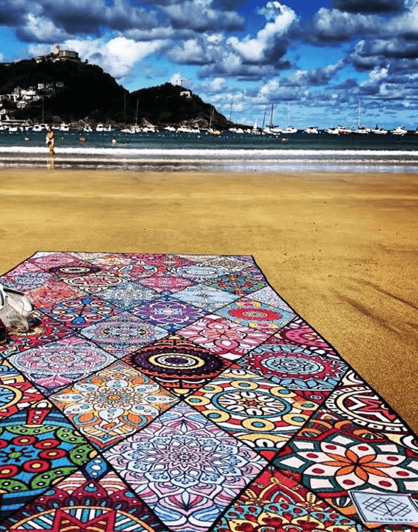 Towel 'SAMARKAND' (200x80cm) - XXL, Sand-free, Compact & Sustainable