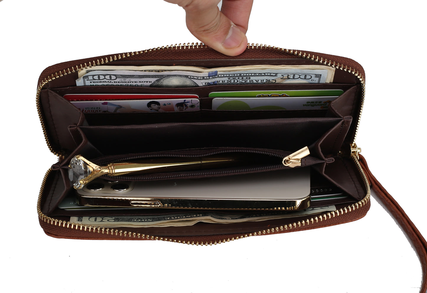 Bruna Satchel Bag with a Matching Wallet