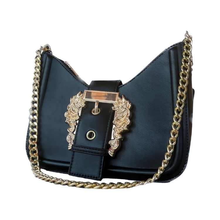 Bolso barroco inspiración italiana negro