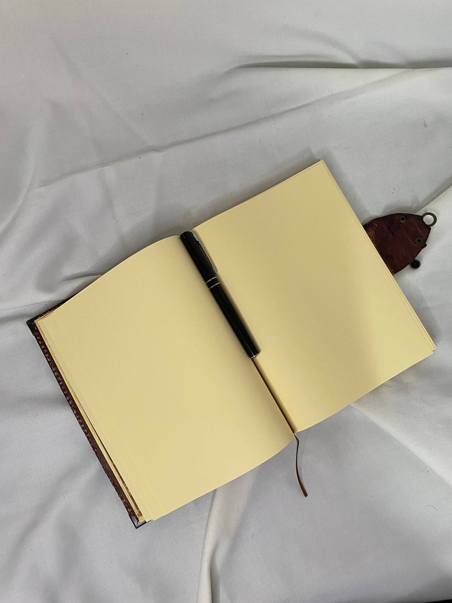 Key Design Brick Color Craft Leather Journal Diary Notebook