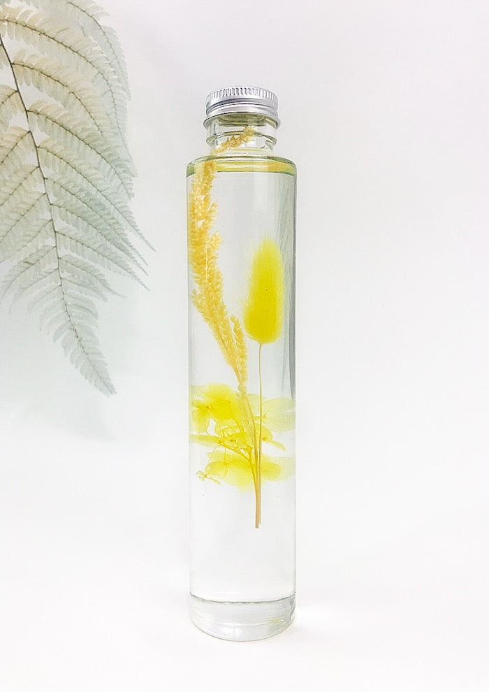 Preserved Flower, Table Decor, Home Interior, Yellow Water Globe