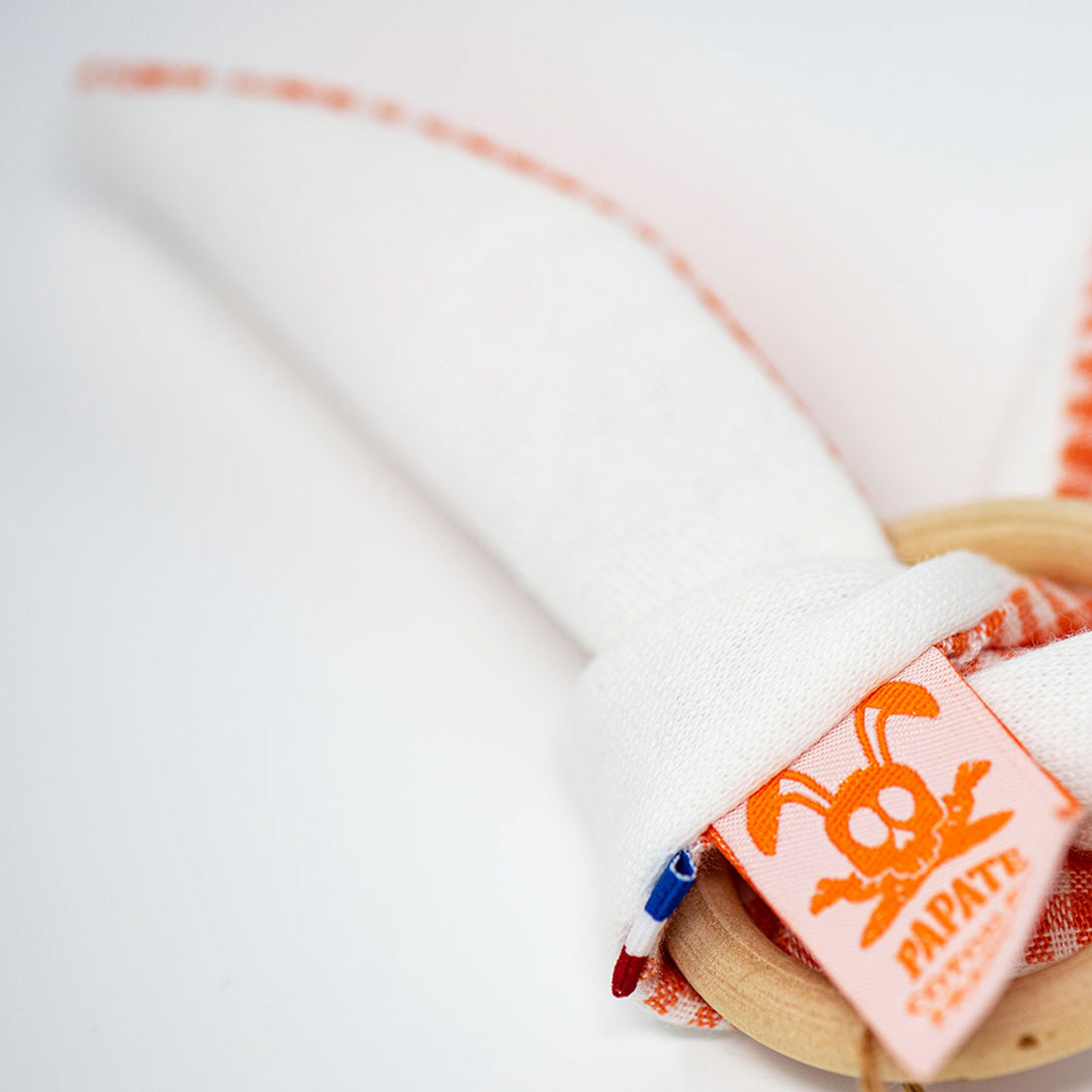 Organic Cotton Teething Ring - Vichy