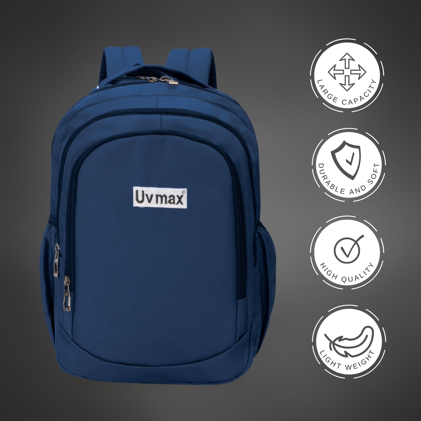 Casual Multiple Pockets Bagpack for Schools  Size 16X4X36 CM  Color