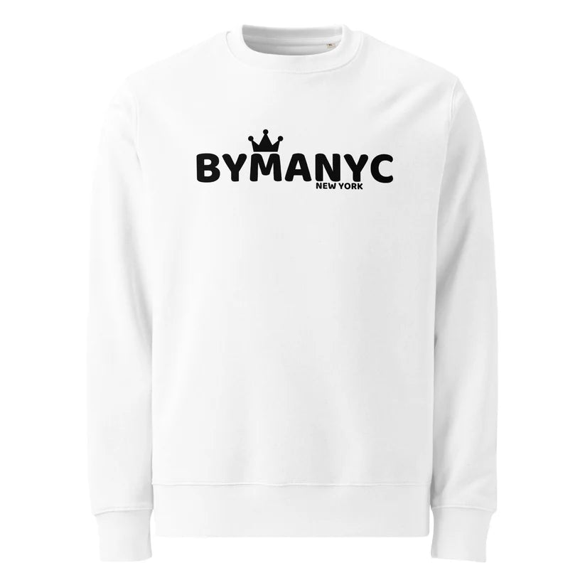 BYMANYC ® New York Unisex Organic Sweatshirt - LOVE MANHATTAN