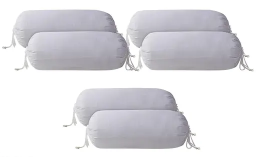 Linning Design Cotton Bolster Cover Set of 4, 16"x32"