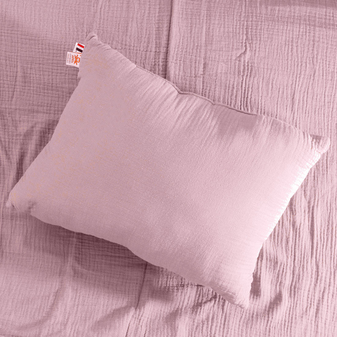Organic Cotton Pillow - Pink
