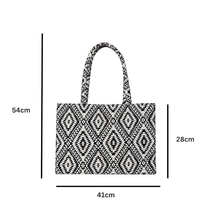 Elegant Women's Tote Handbag for Office, College, and Parties