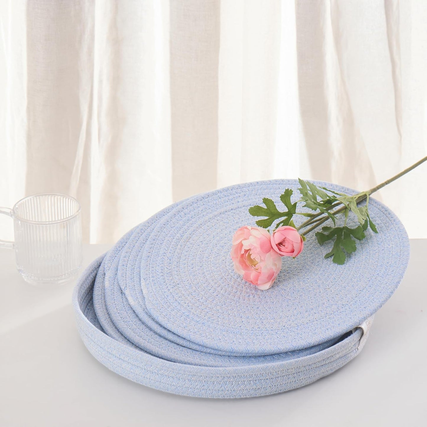 AIESY®-Live Beautiful ! Woven Cotton Rope