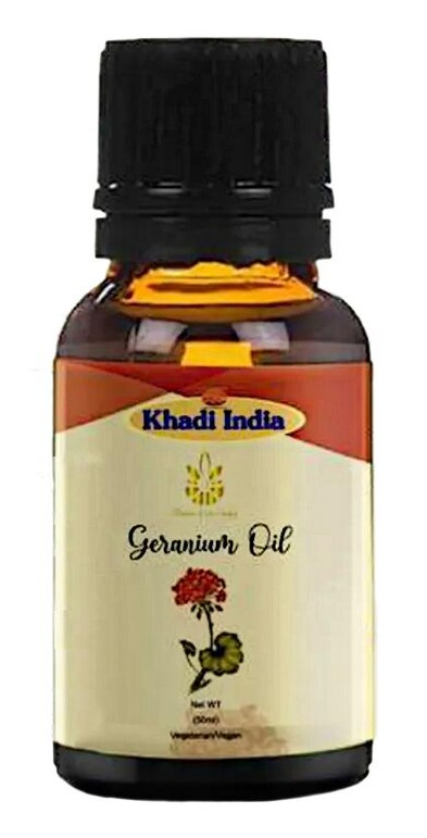 Geranium Essential Oil for Hair, Skin and Face Care | 15 ML