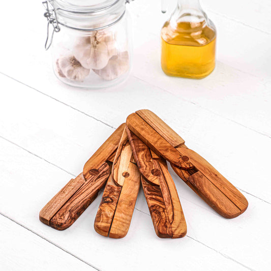 Olive Wood Trivet – Handmade Hot Pad for Table or Counter