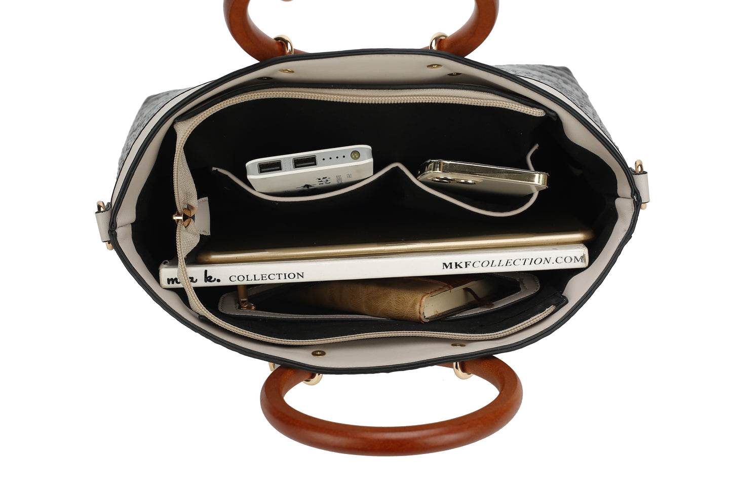 Phoebe Faux Crocodile-Embossed Vegan Leather Women Tote with