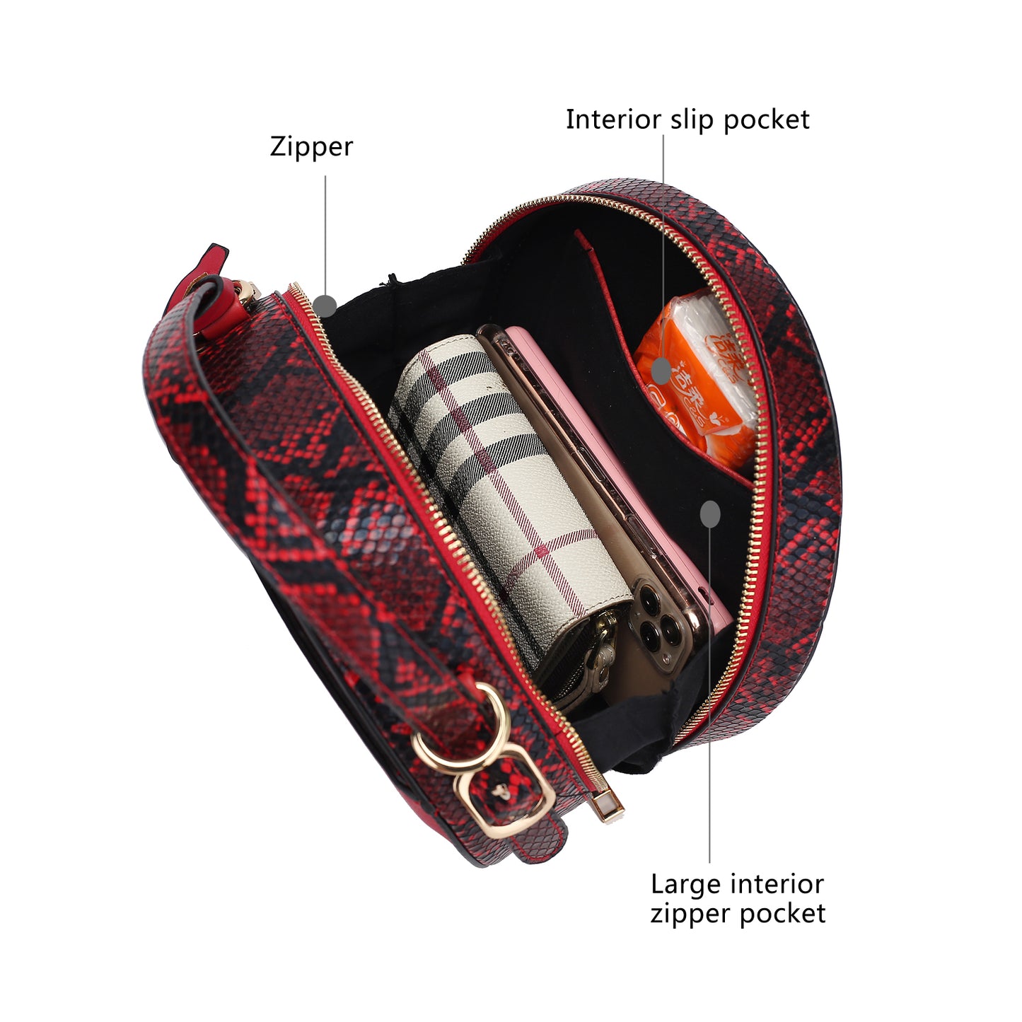 Mallory Crossbody Handbag Vegan Leather