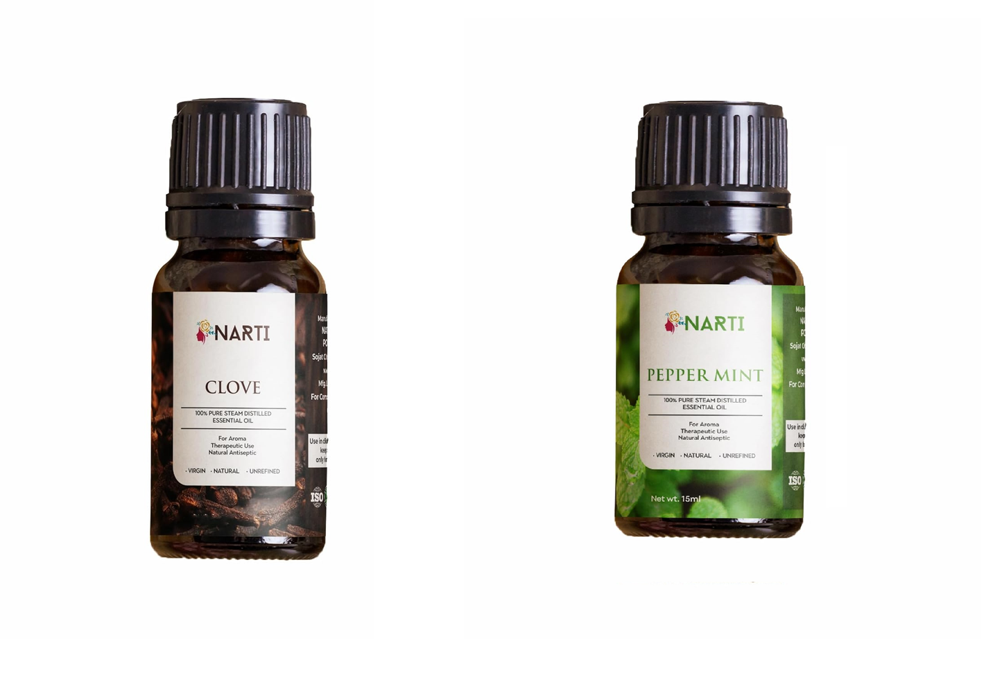 Clove & Peppermint Essential Oil for Hair & Skin pack of 2
