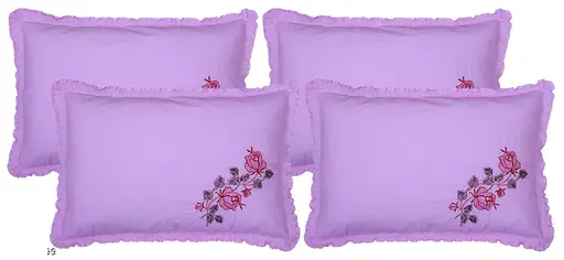 Attractive Pillow Covers PACK OF 4 -PURPLE