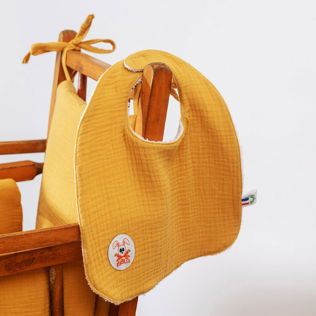Organic Cotton Bib - Honey
