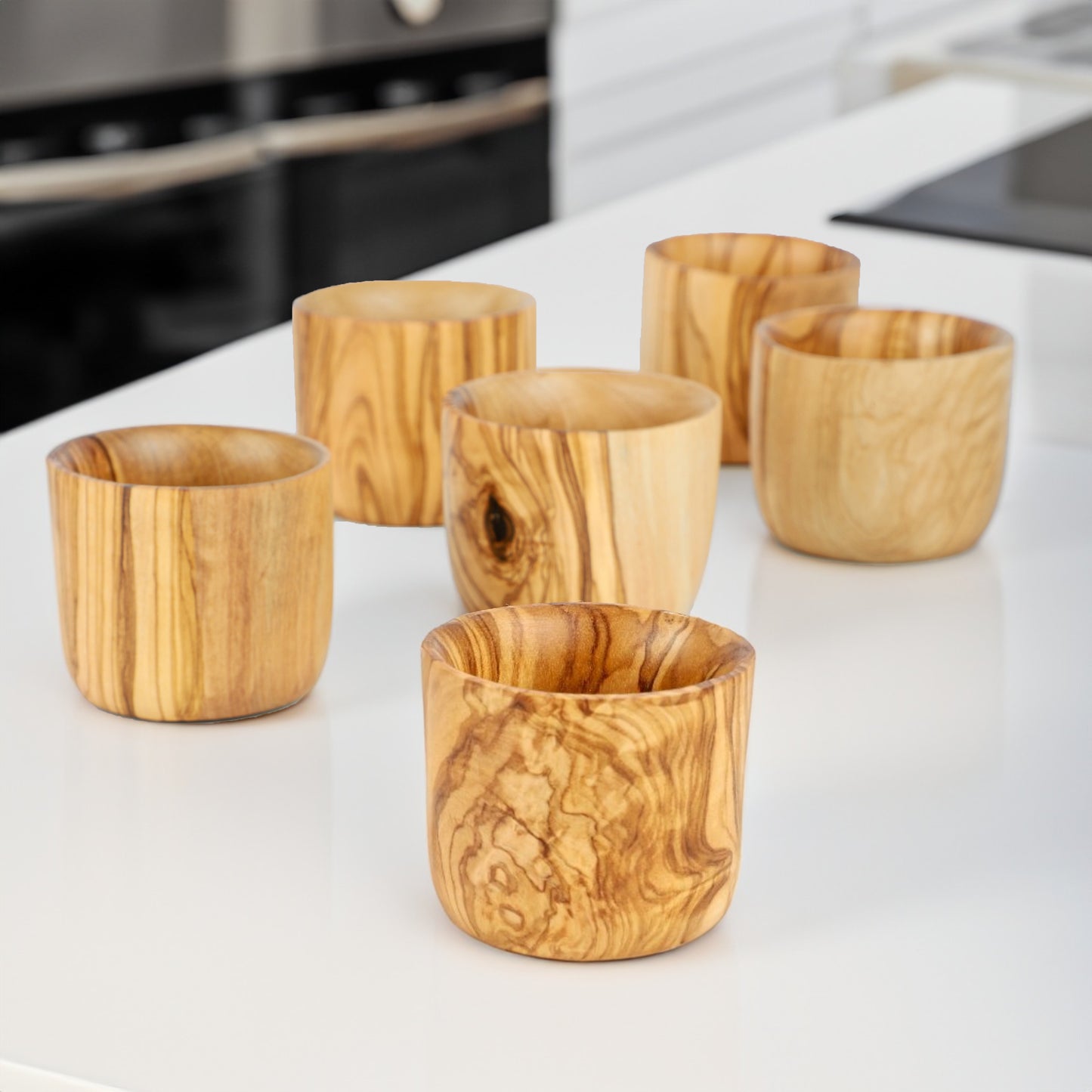 Olive Wood Handmade Drinking Cup – Eco-Friendly, Rustic & Durable