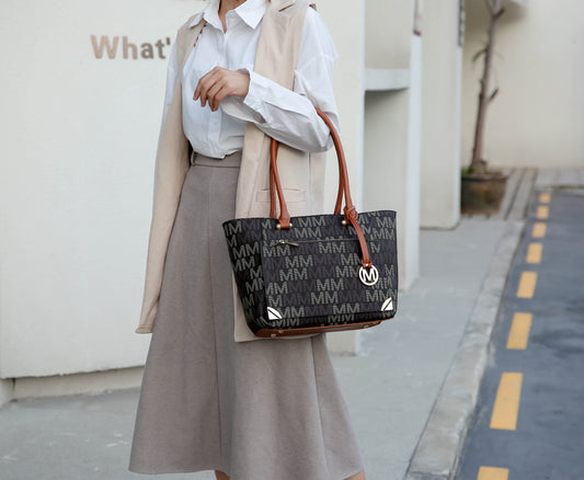 Lady II M Signature Tote & Wallet Set