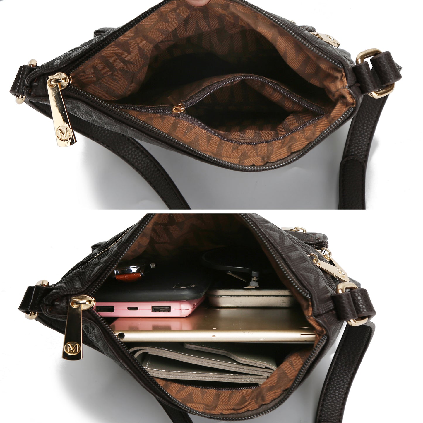 Jessy M Signature Crossbody Bag