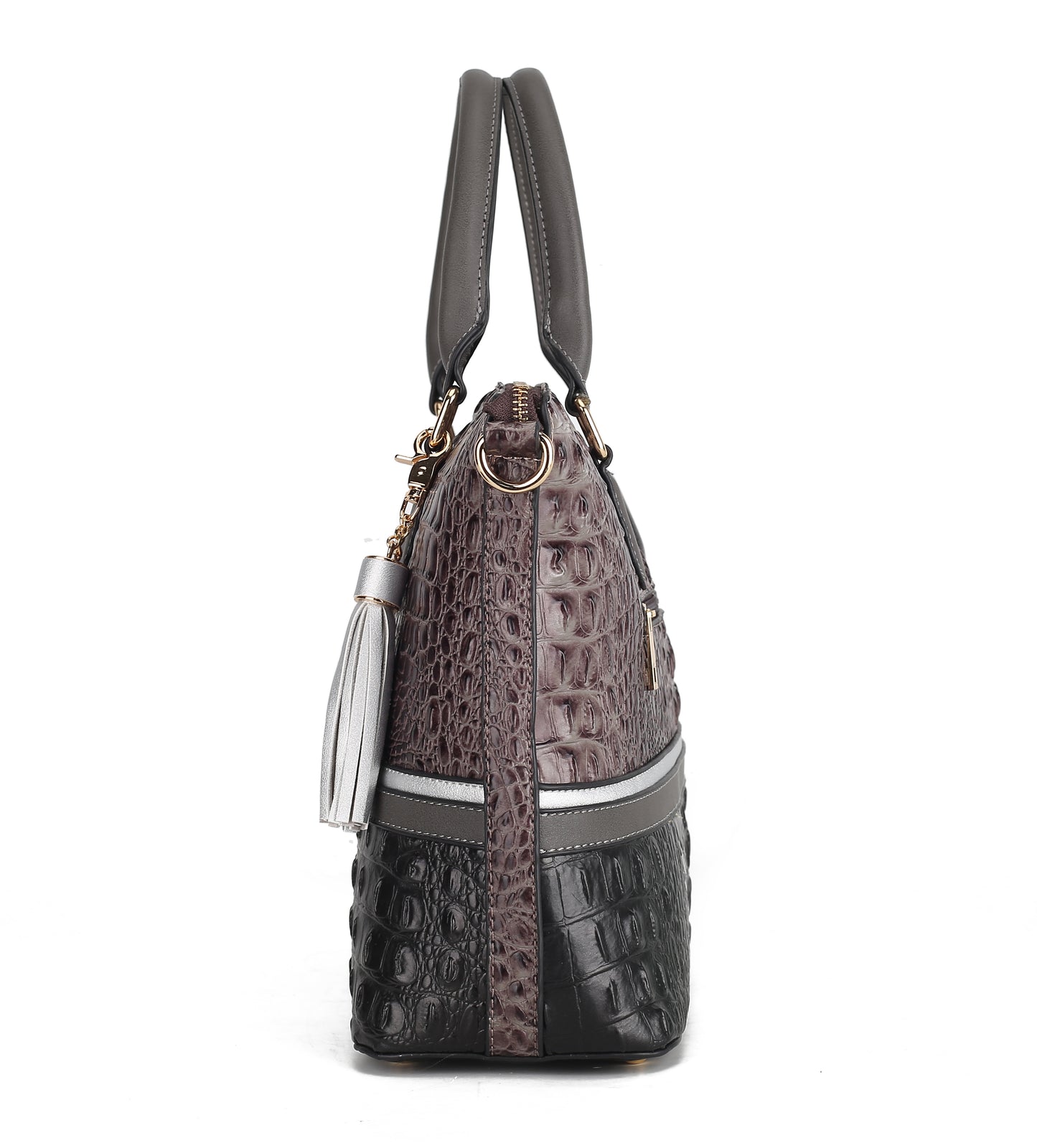 MKF Autumn Crocodile Skin Tote Handbag with Wallet Women by Mia k