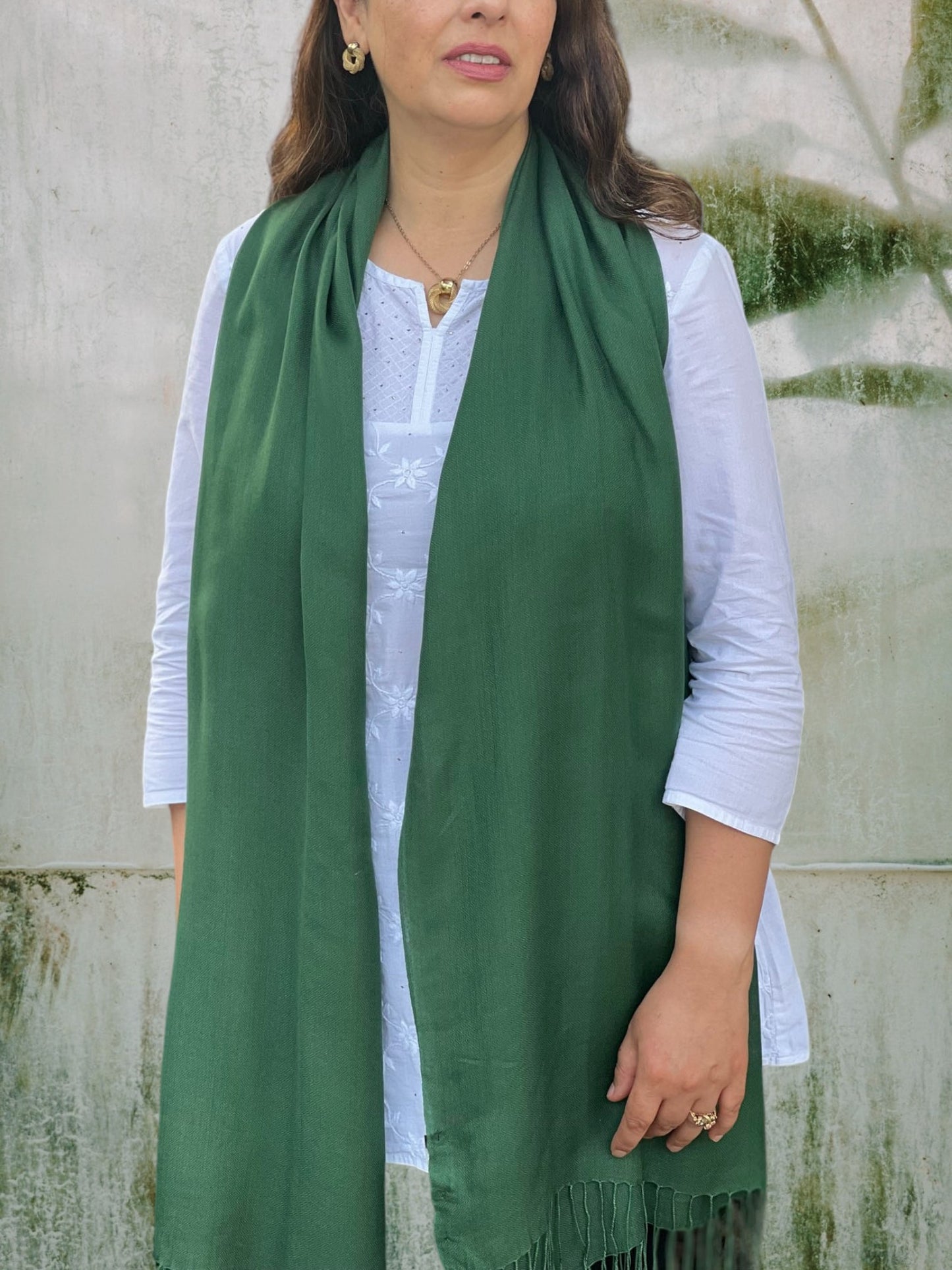 Emerald Green Modal Solid Scarf