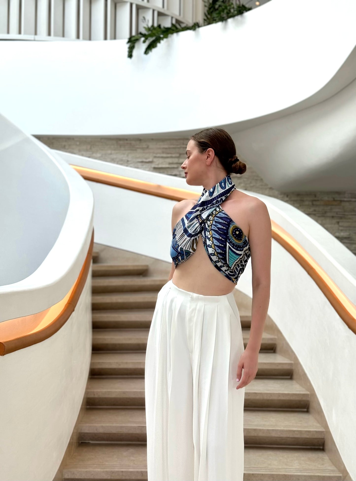 Blue Eyes, Organic Cotton Pareo 180*75