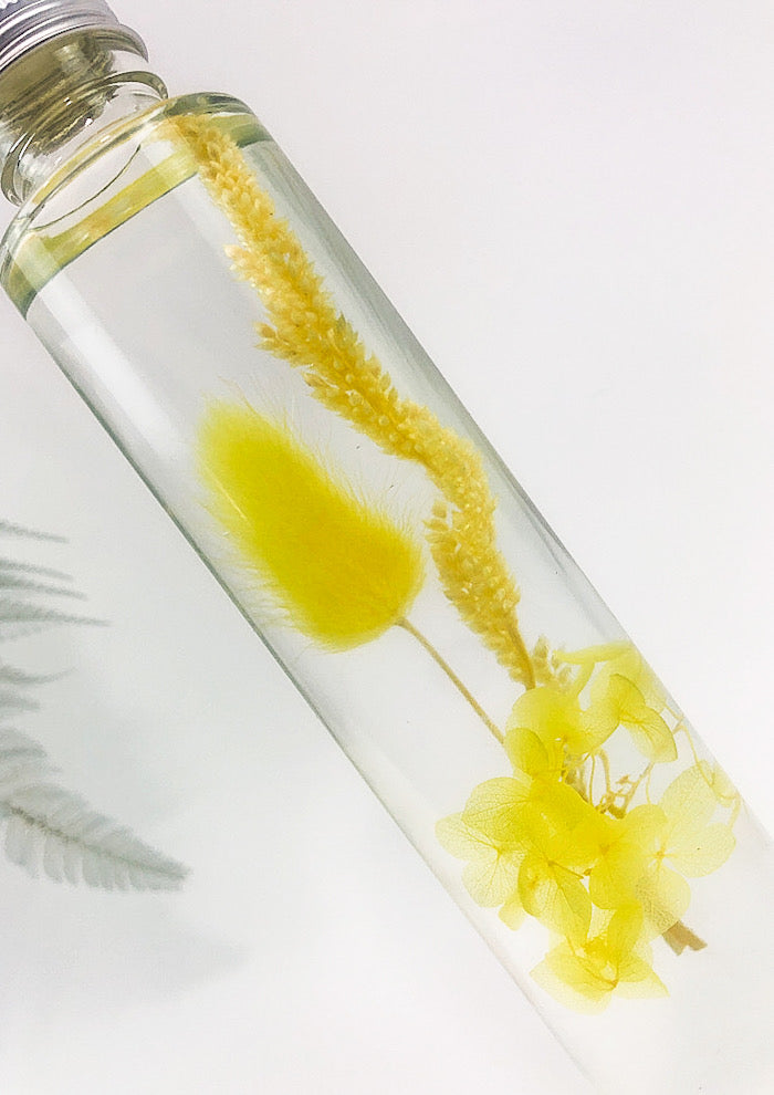 Preserved Flower, Table Decor, Home Interior, Yellow Water Globe