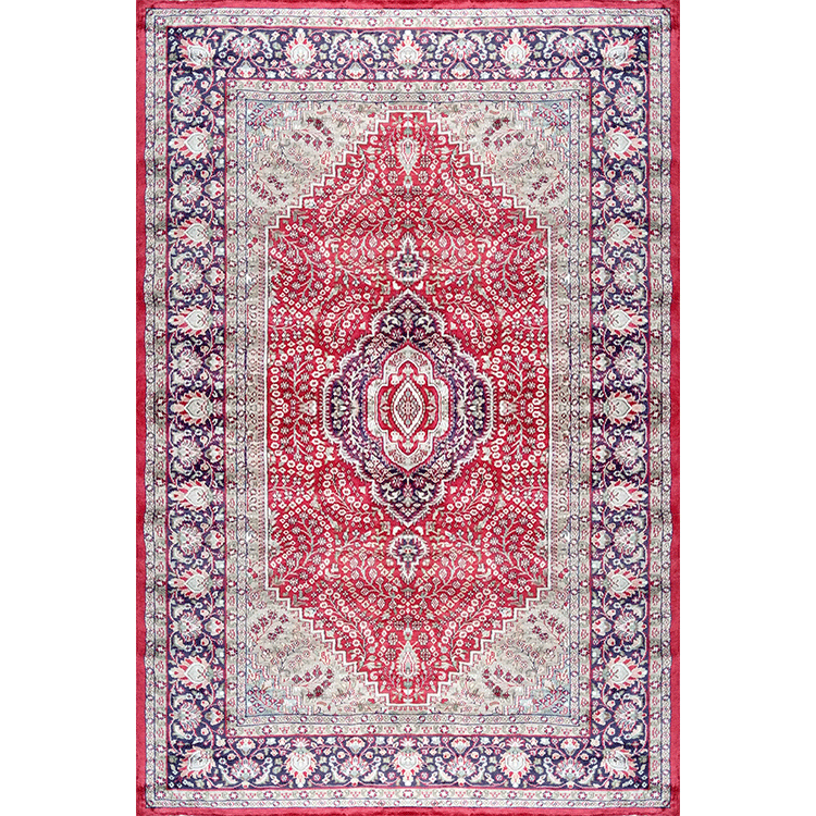 6×9 Feet Handmade Carpet Royal Red Hand Knotted Persian