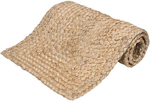 Farmhouse Jute Burlap Table Runner 36 Inches Long