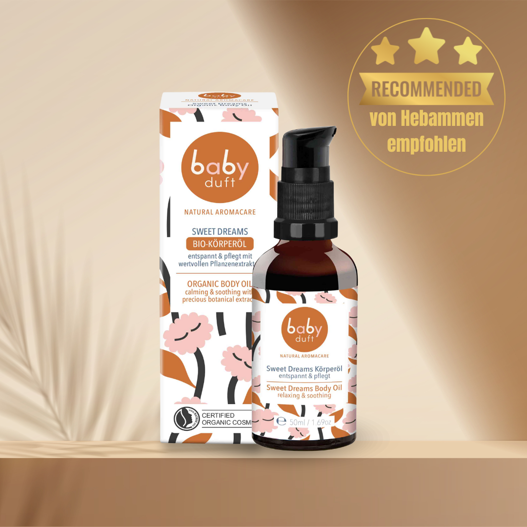 BABYDUFT Body Oil Sweet Dreams, Swissmade, certified organic