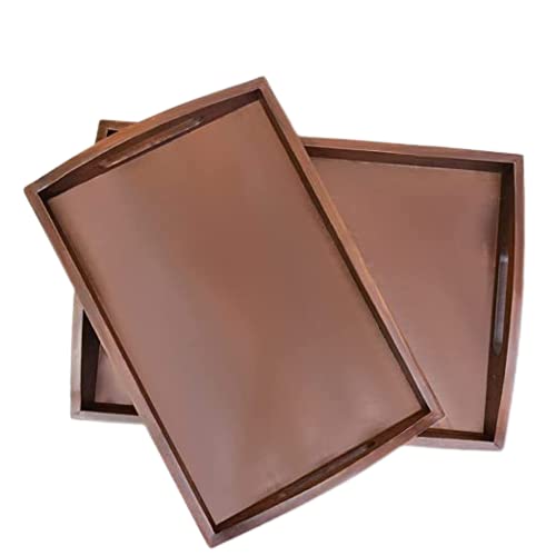 Wooden   Tray for Serving Tray Set of 2