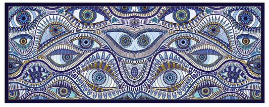 Blue Eyes, Organic Cotton Pareo 180*75