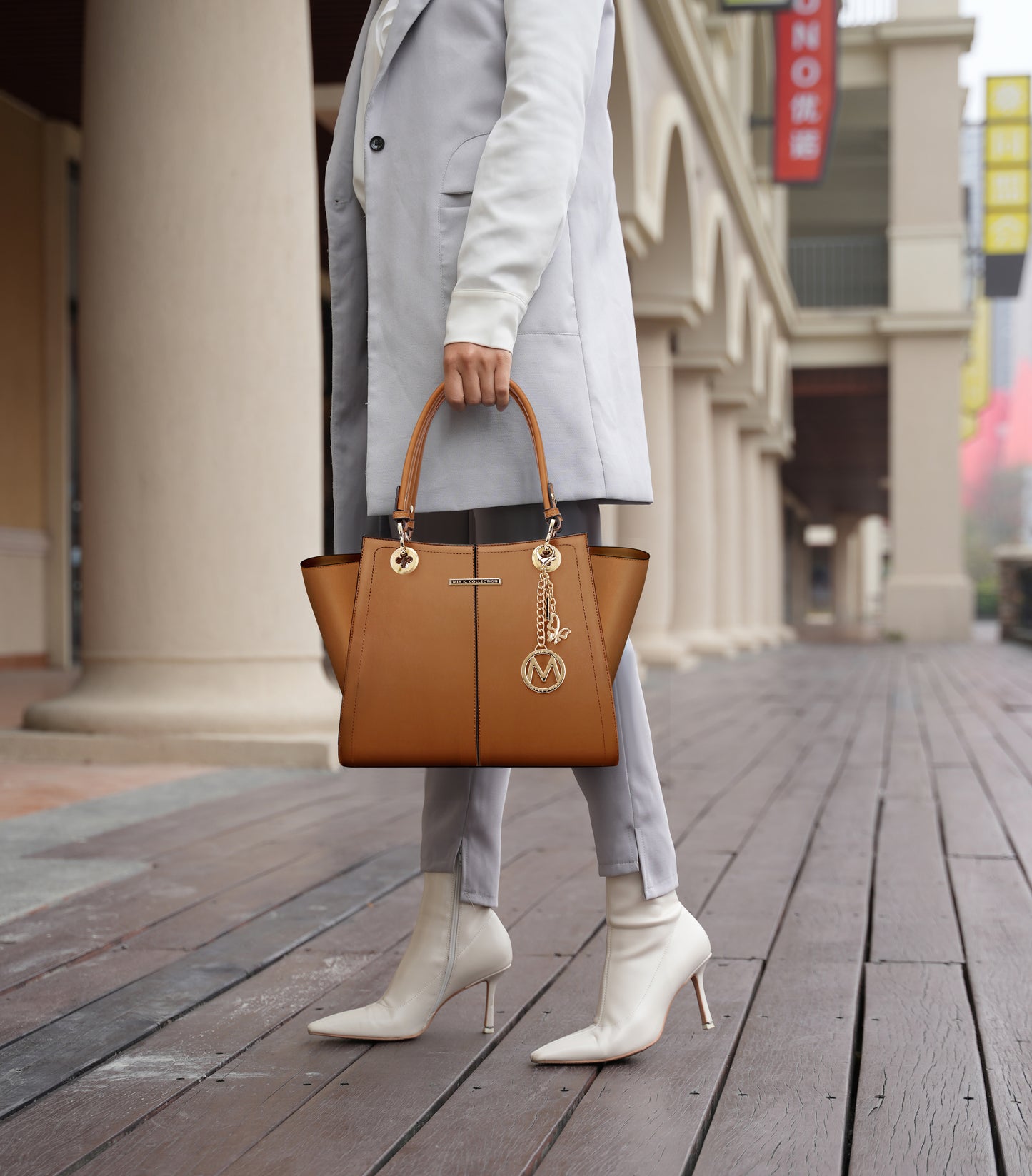 Ivy Vegan Leather Womens Tote Bag