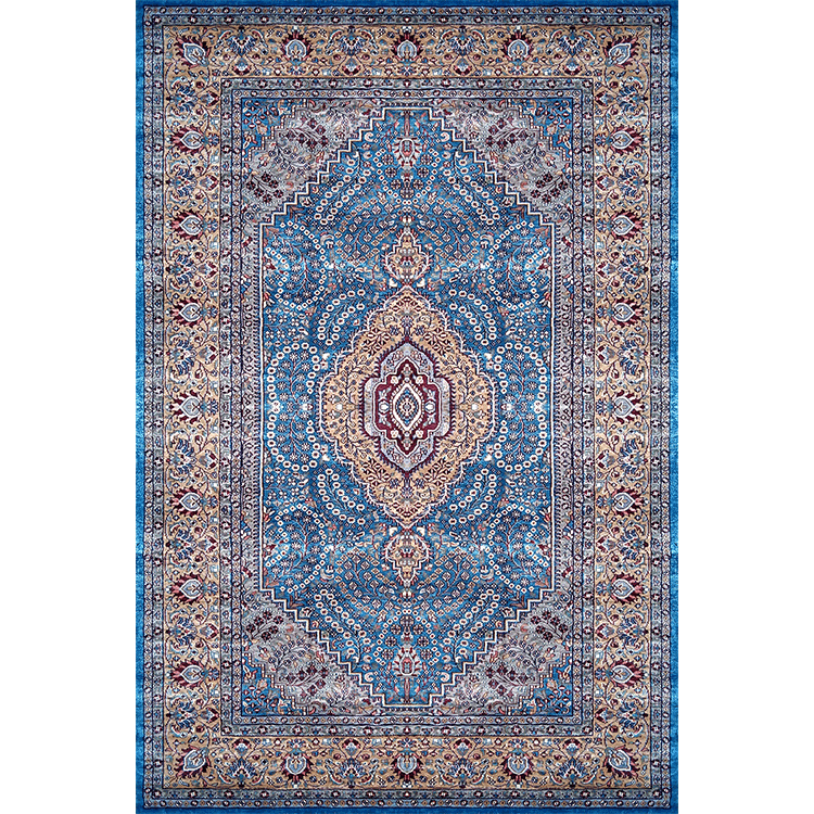 6×9 Feet Handmade Carpet Royal Blue Hand Knotted Persian