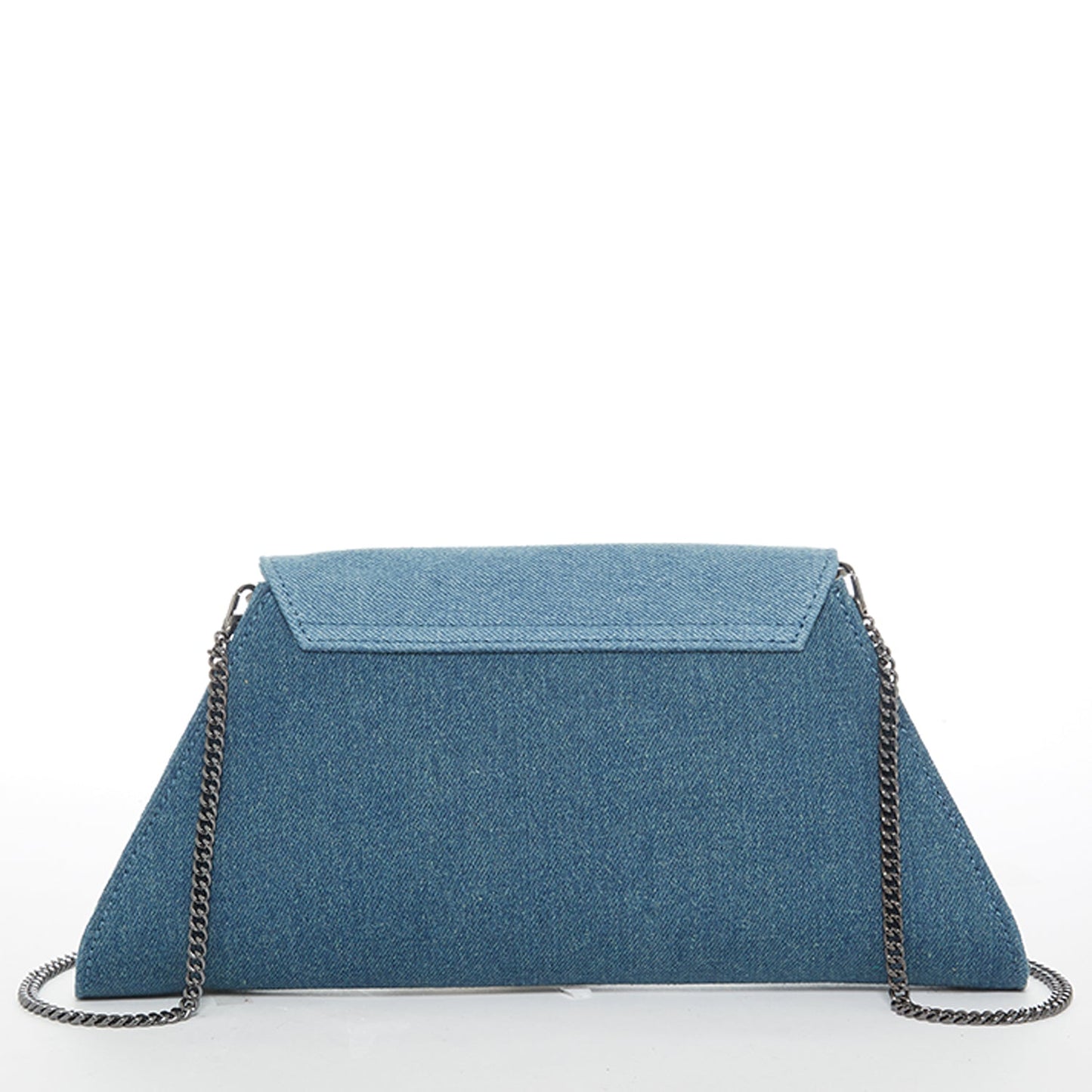SUSU Denim Clutch Bag Two Tone Crossbody Evening Purse Unique Women's