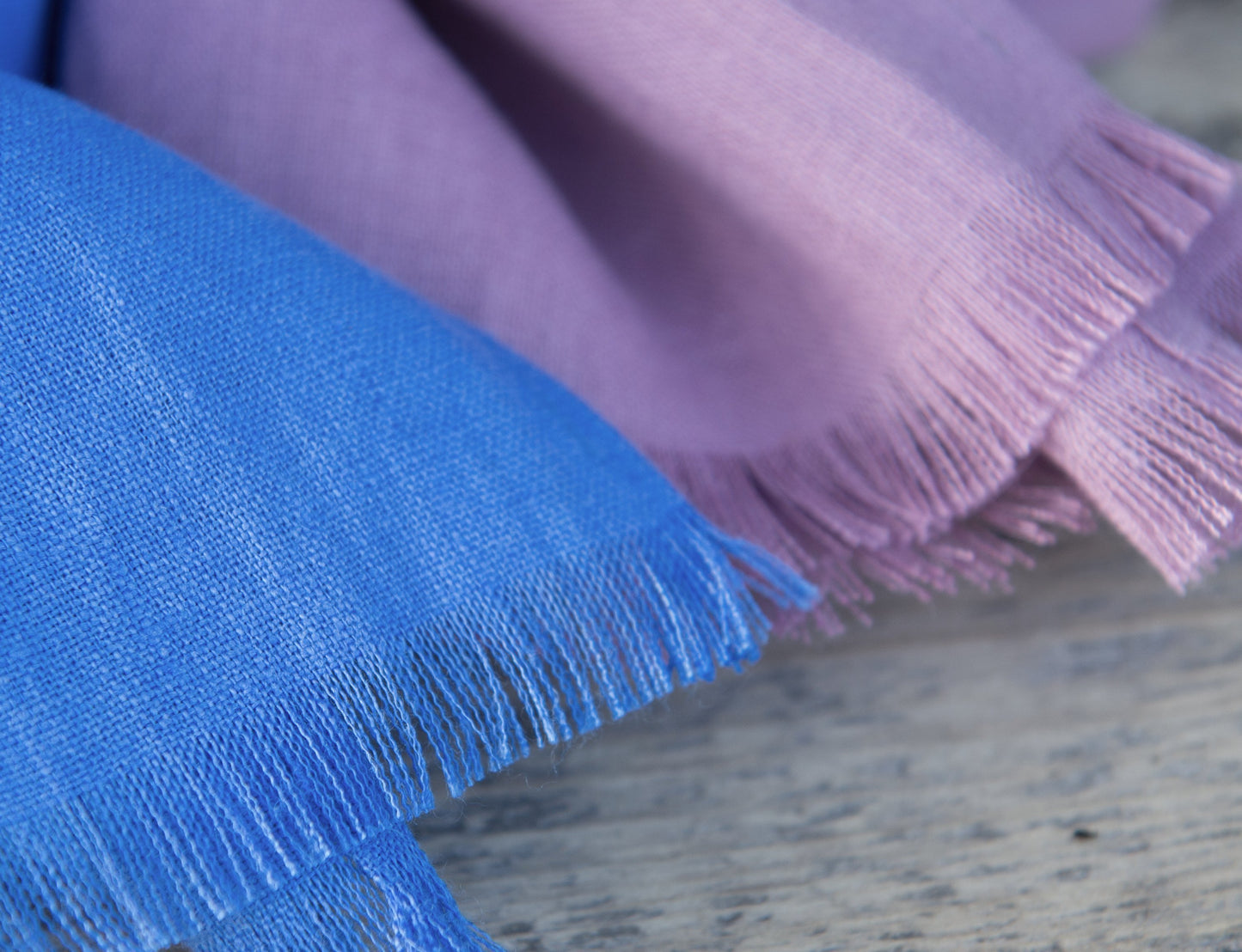 Cornflower Blue linen scarf