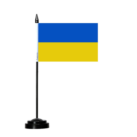 Drapeau de Table de l'Ukraine
