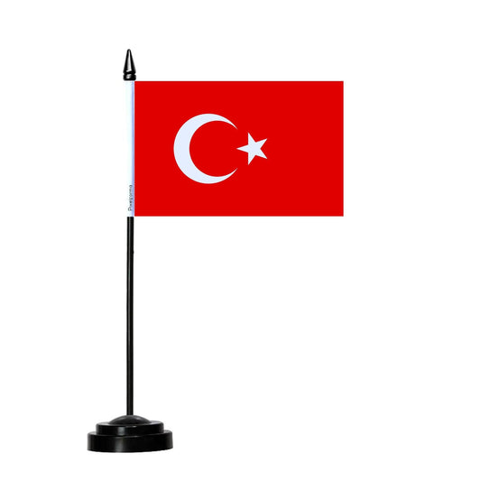 Drapeau de Table de la Turquie