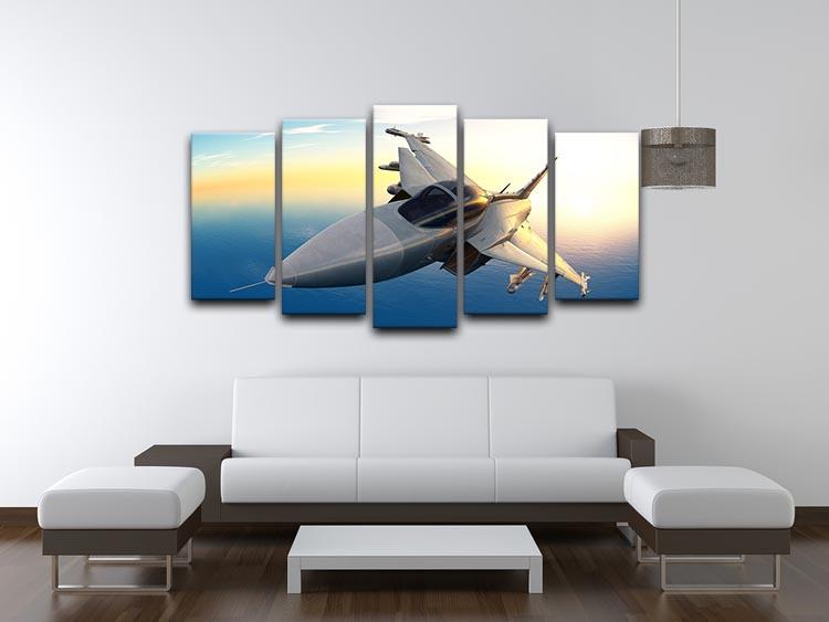 fighter 5 Split Panel Canvas